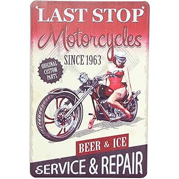 Amazon.com: Okuna Outpost 6 Pack Vintage Metal Signs - 8 x