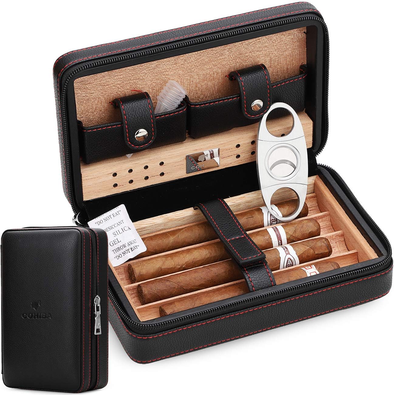 Collectibles Cigar Cases & Holders Cedar Lined PERDOMO Top Grain