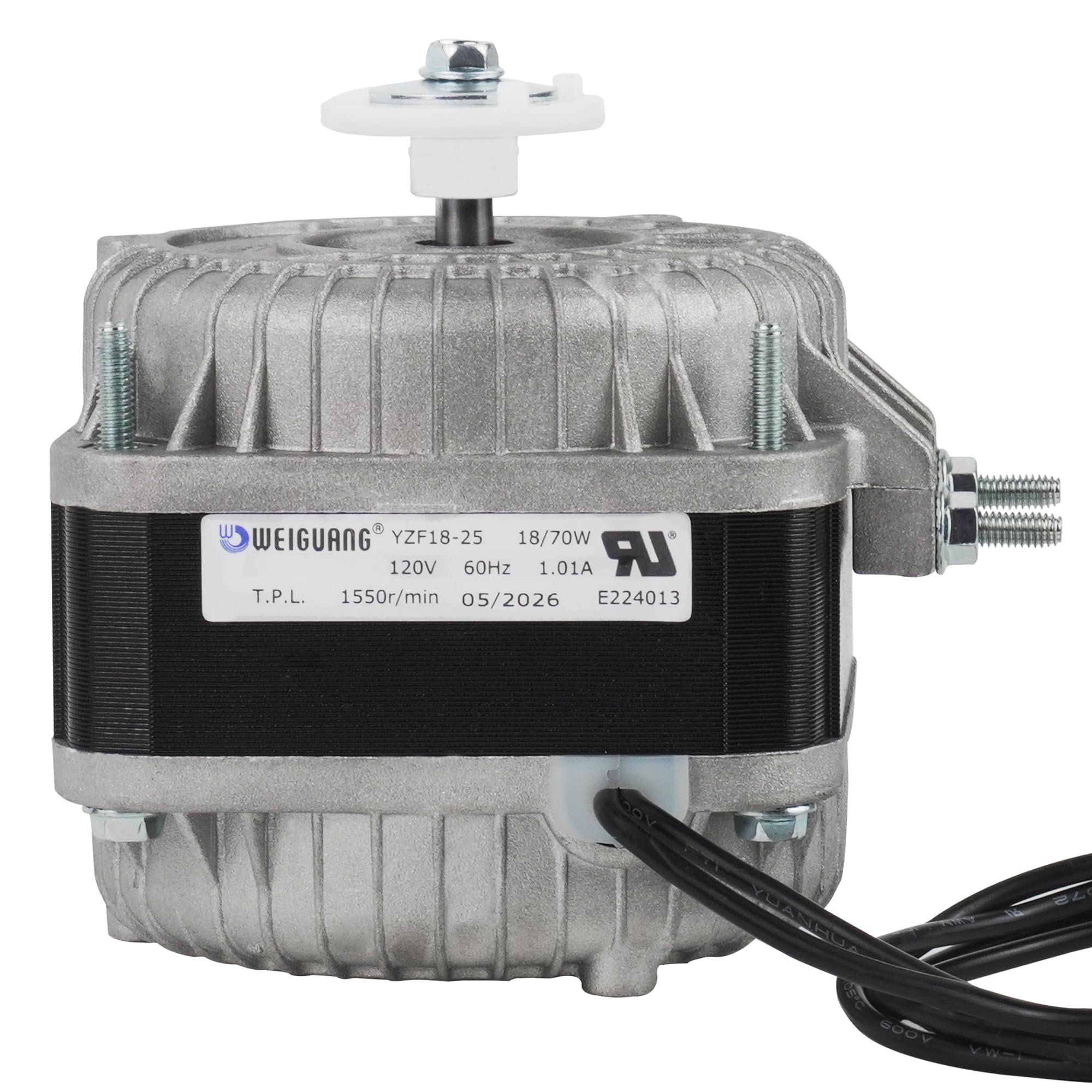 Shaded Pole Motor 110V-120V 60Hz 1.01A 18W AC Fan Motor for Small Ventilation Equipment,Refrigeration Equipment Radiator Verdampfer (YZF18-25)