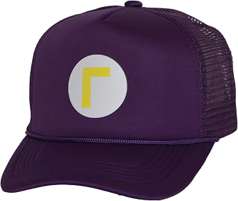Adult Mario Hat Trucker Cosplay Costume Plummer Bros Cap | Adjustable Snapback Mens Womens