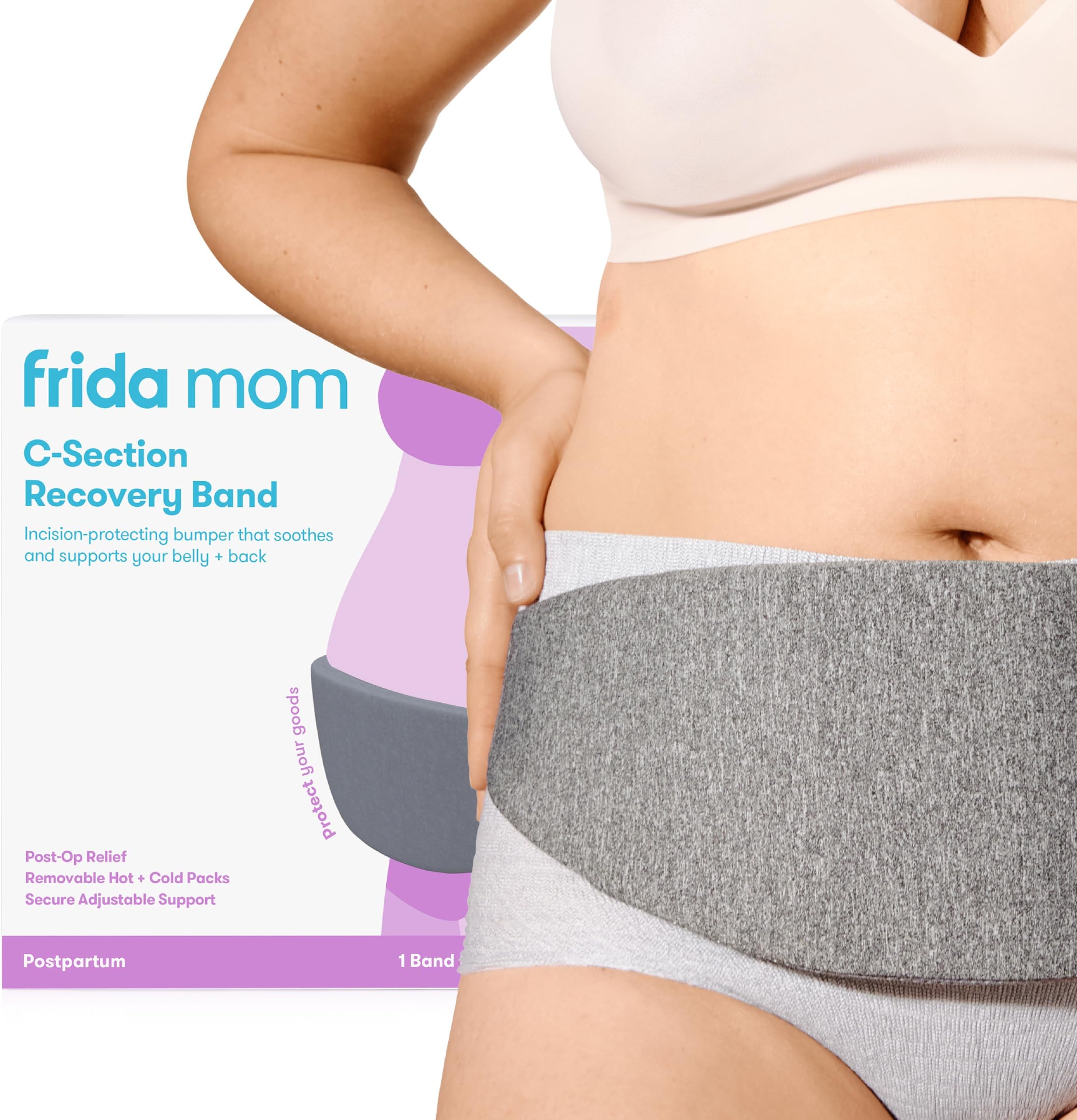 C-Section Recovery Band | Post-Op Incision Protector | Targeted Hot + Cold Therapy