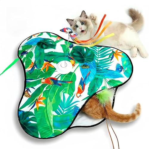 Interactive Cat Toys for Indoor Cats - Automatic Anti-Boredom Butterfly