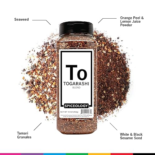 Miniatura 3 de Spiceology - Togarashi Shichimi Blend - Condimento japonés de siete especias - 16 onzas