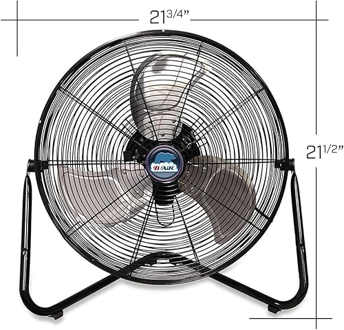 Miniatura 2 de Ventilador de suelo de alta velocidad Soleaire Firtana Negro 20 120watts