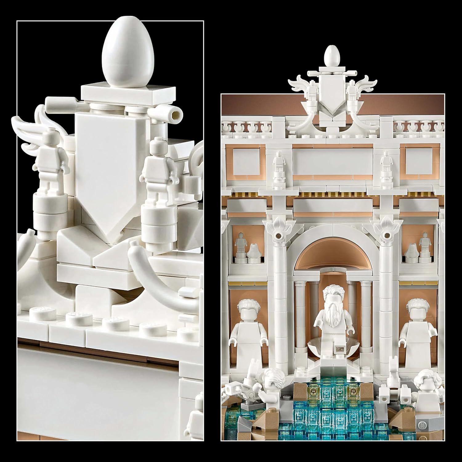 Lego 21062 Architecture, Trevi Fountain Toy, Toy, Birthday, Present, Blocks, Mother's Day, Father's Day, Men, Women, Interior, Stylish