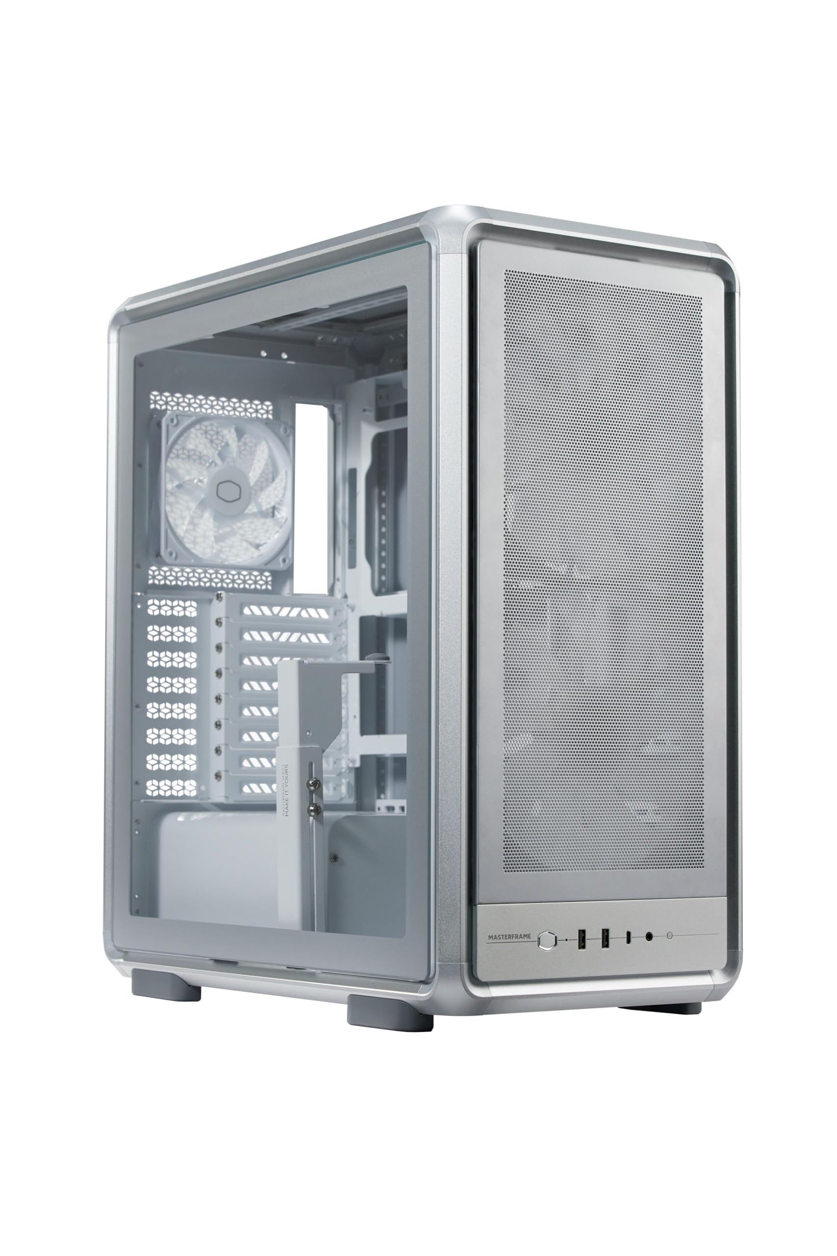 Amazon | Cooler Master MasterFrame 500 Mesh Silver 柔軟な