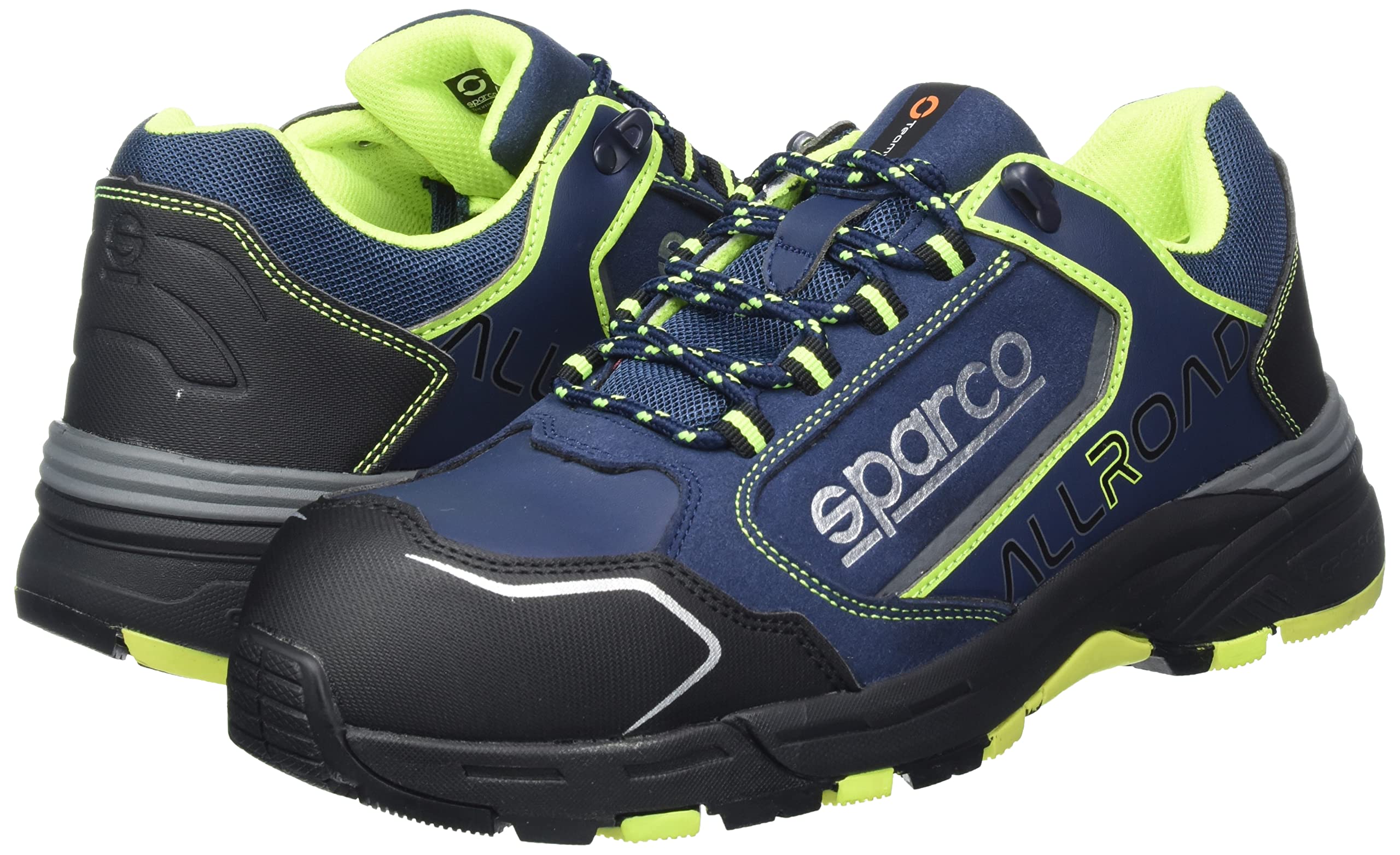 Sparco - Allroad - ESD S3S SR FO HRO - Calzado de Seguridad sin Metal ESD con Puntera de Composite - Empeine hidrófugo - Suela Antideslizante y Resistente al Calor por Contacto (HRO)