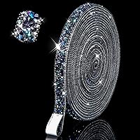 Vista 1 de Calcomanías de diamantes de imitación brillantes de 6 yardas, diamantes de imitación para manualidades, calcomanías autoadhesivas para el automóvil