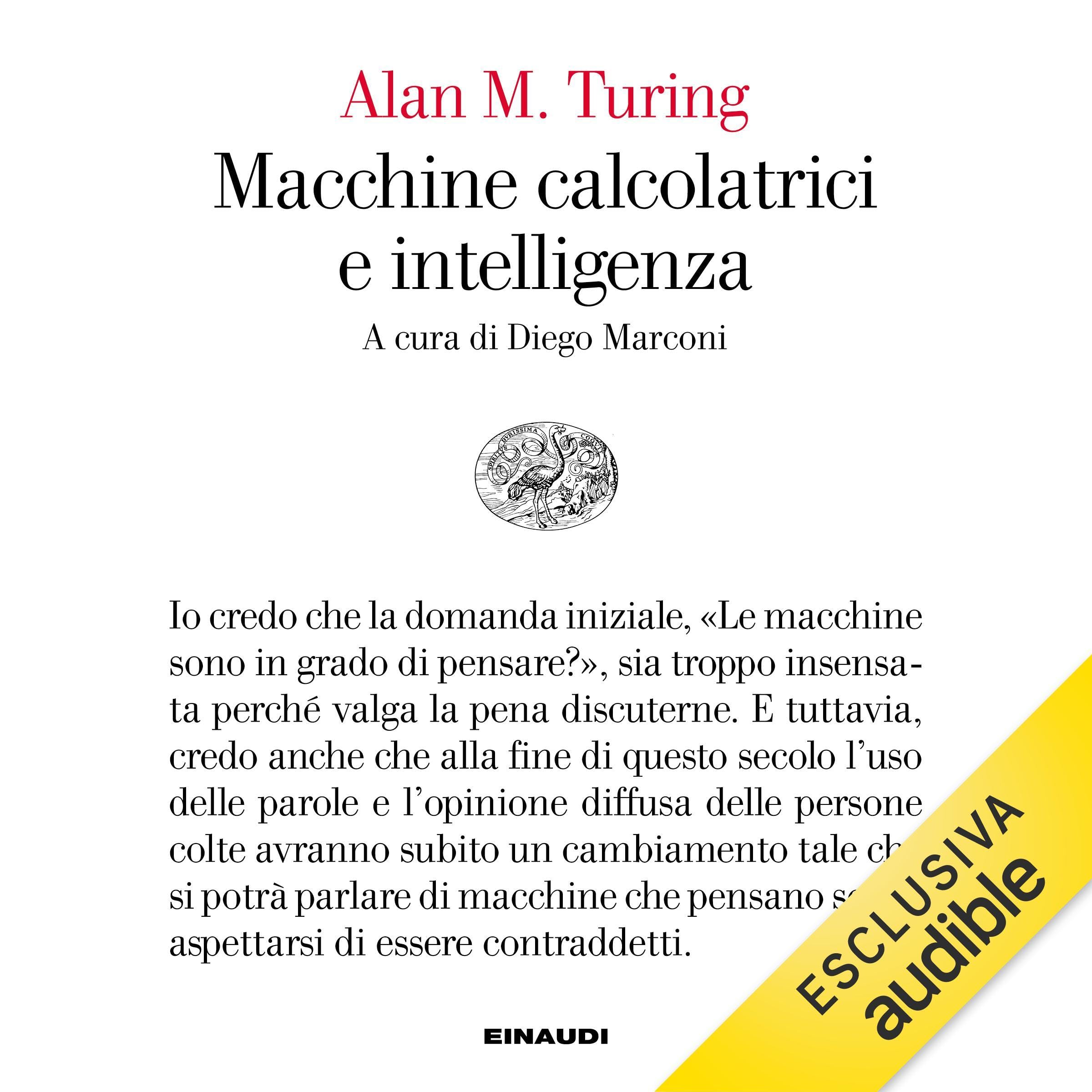 Macchine calcolatrici e intelligenza