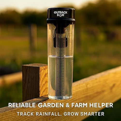 Miniatura 6 de Medidor de lluvia profesional, herramienta de medición de precipitación de alta capacidad de 11 pulgadas, precisa hasta 0.01 pulgadas, resistente a