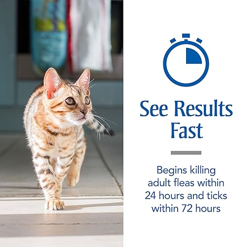 Miniatura 5 de PetArmor para gatos, tratamiento de pulgas y garrapatas para gatos (más de 1.5 libras), incluye suministro de 3 meses de tratamientos tópicos contra