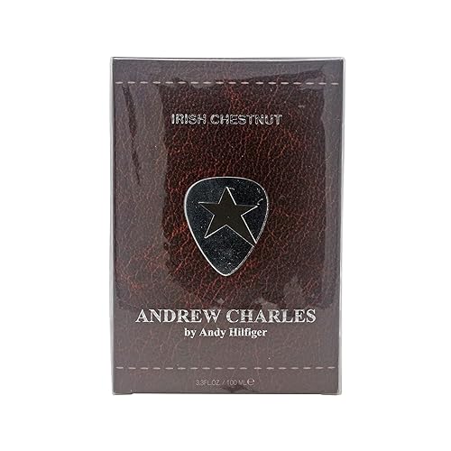 Andrew Charles Irish Chestnut by Andy Hilfiger EDT - Aerosol de 3.3 onzas, nuevo en caja