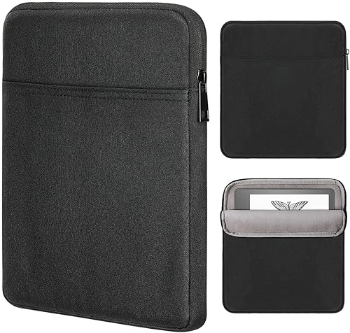 Miniatura 8 de MoKo Funda para tablet compatible con Kindle Scribe de 10.2 pulgadas versión 2022, funda protectora portátil con bolsillos dobles y soporte para