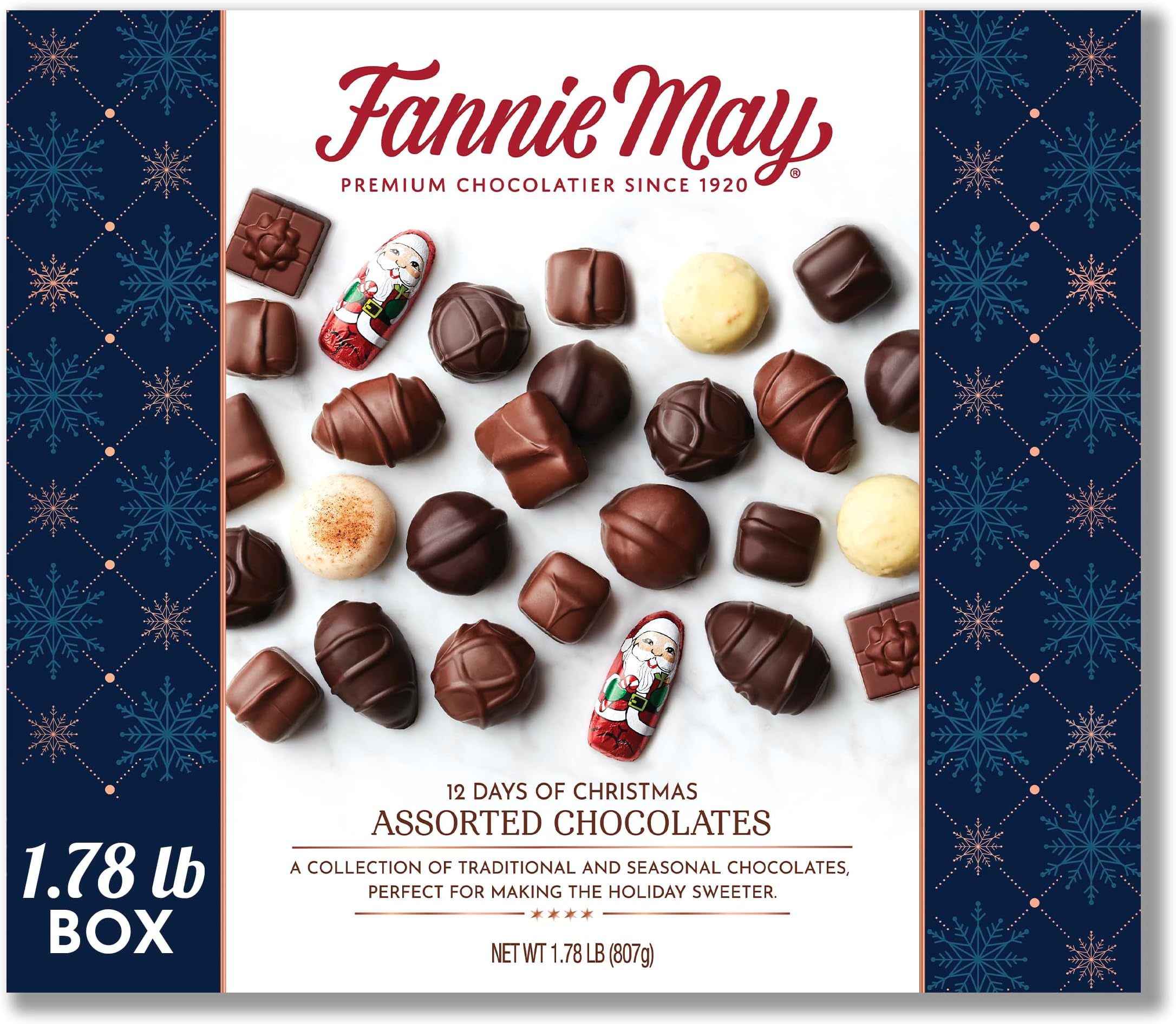 Fannie May, Milk and Dark Chocolate Holiday Gifts