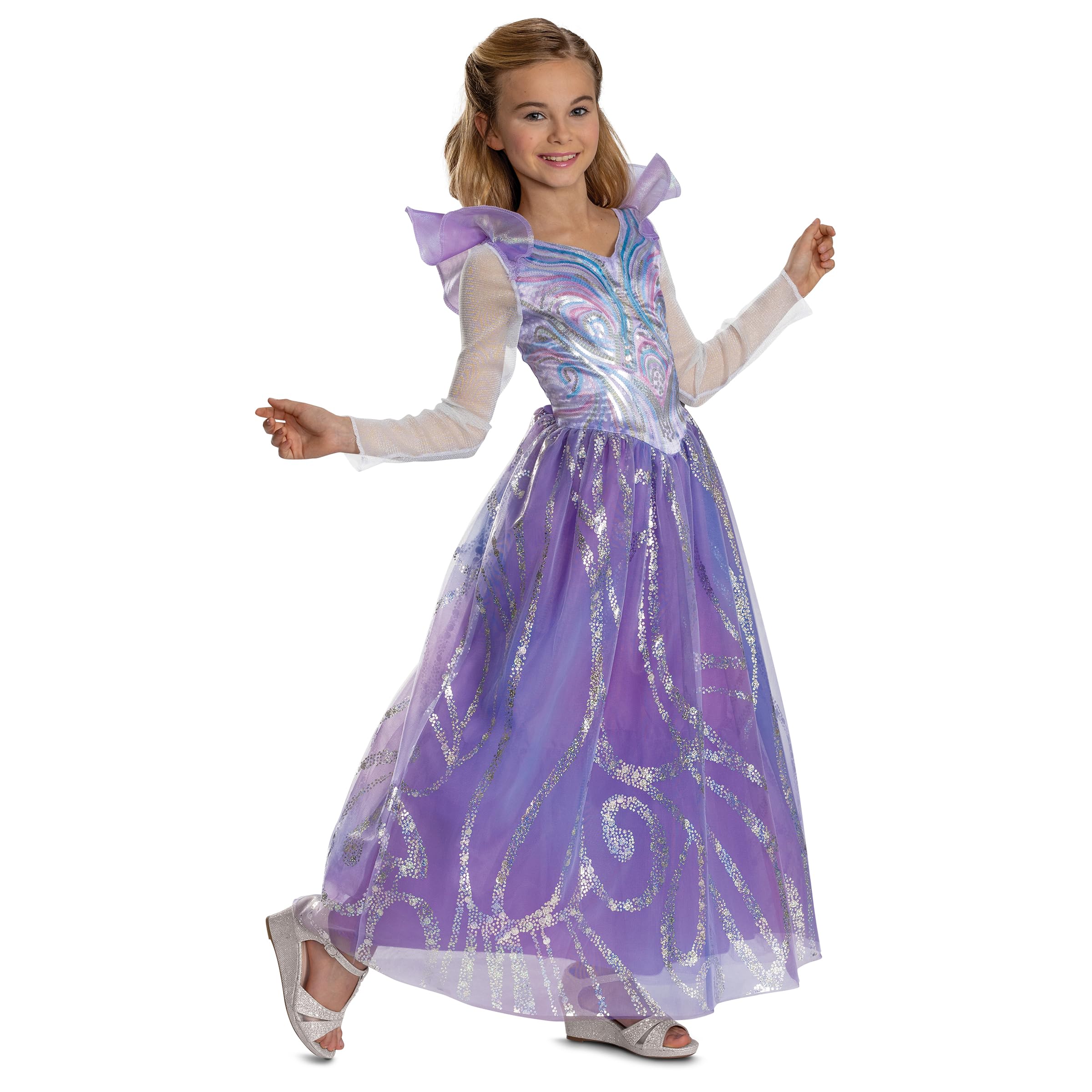 Disguise Wicked Glinda Deluxe For Good - Disfraz oficial de la película Wicked para niños