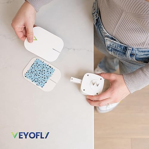 Miniatura 4 de VEYOFLY Recambios para trampa de insectos voladores, atrapador de insectos, trampa para moscas de interior, hogar más seguro, trampas para moscas de
