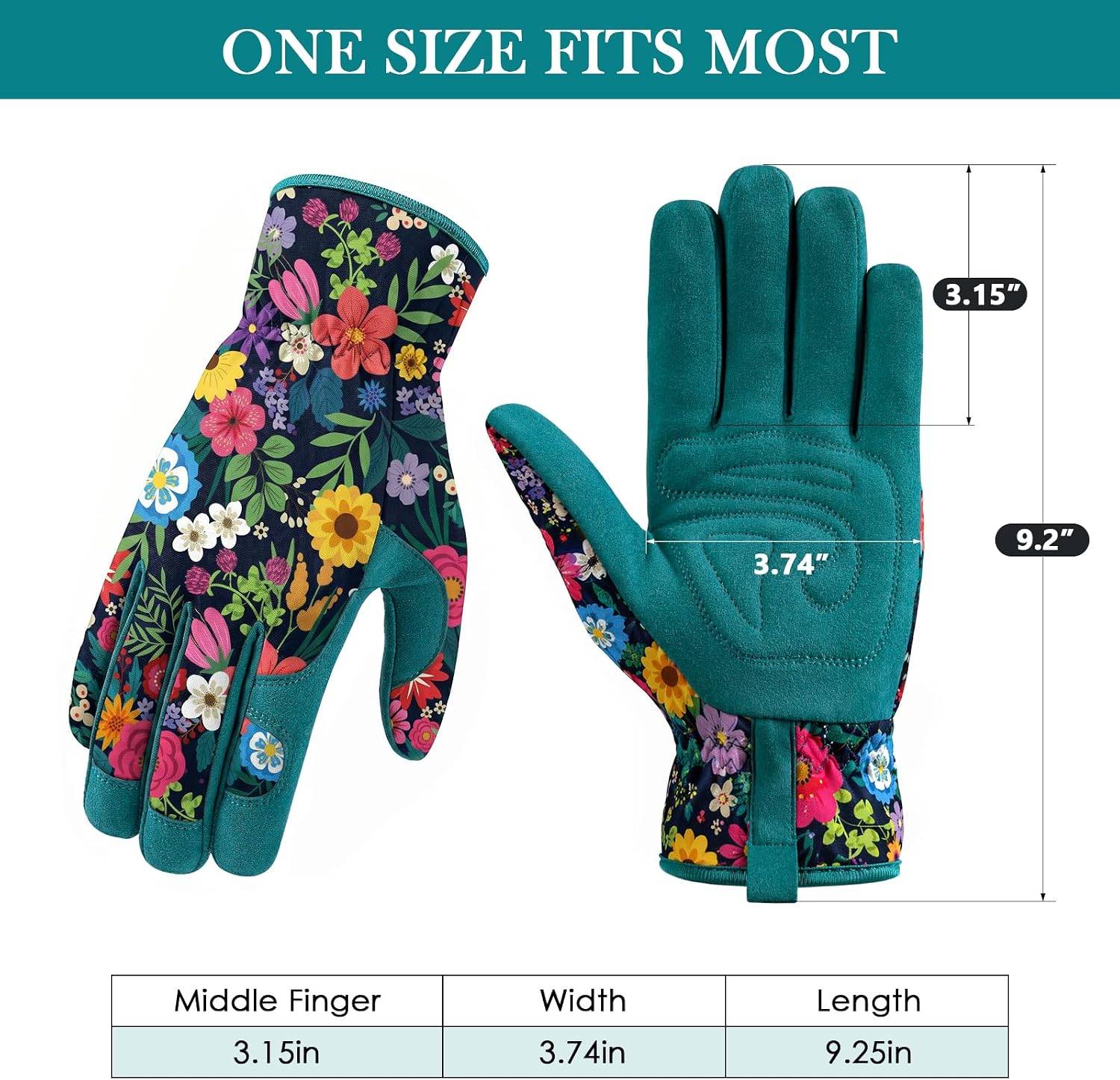 Gardening Gloves for Women, Breathable Leather Garden Gloves,Gardening Gift image 2
