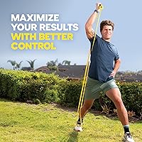 Vista 5 de TRX Training Bandit Kit, Home Workout Resistance Band Set with Strength-Training Resistance Bands and Universal-Fit Handles for Exercise Bands