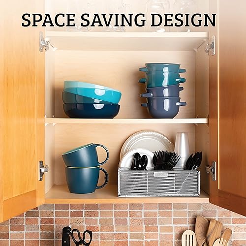 Miniatura 6 de ELTOW Soporte para utensilios de cubiertos  Organizador de cubiertos para acampar con 6 secciones para utensilios y condimentos  Organizador de