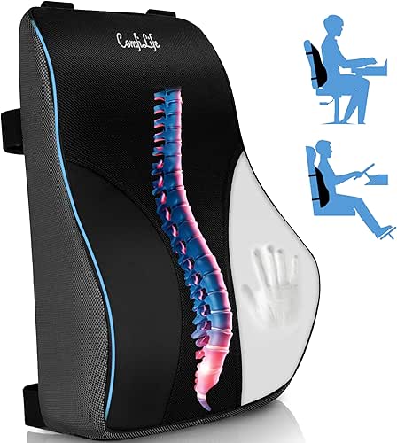 ComfiLife Lumbar Support Pillow for Office Chair – Premium Memory