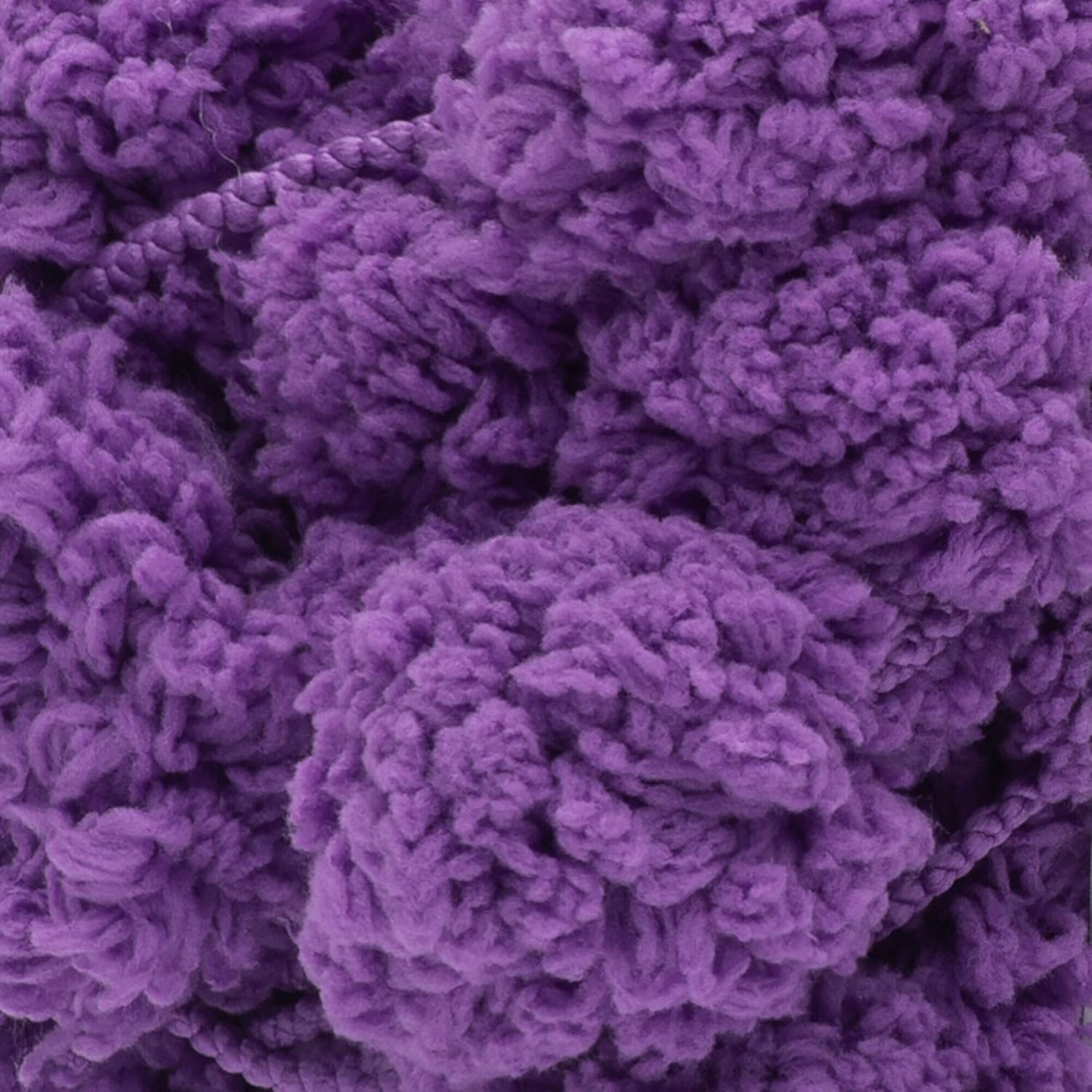 RED HEART Pomp-A-Doodle yarn Violet