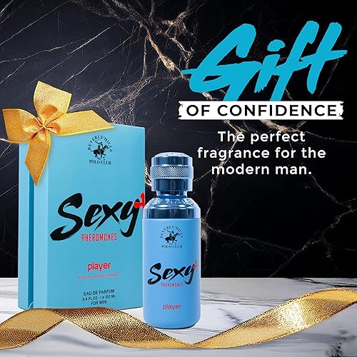 Miniatura 3 de Beverly Hills Polo Club Sexy + Pheromones Player EDP Spray - Colonia de feromonas para hombres con aceites esenciales naturales, aroma fresco de