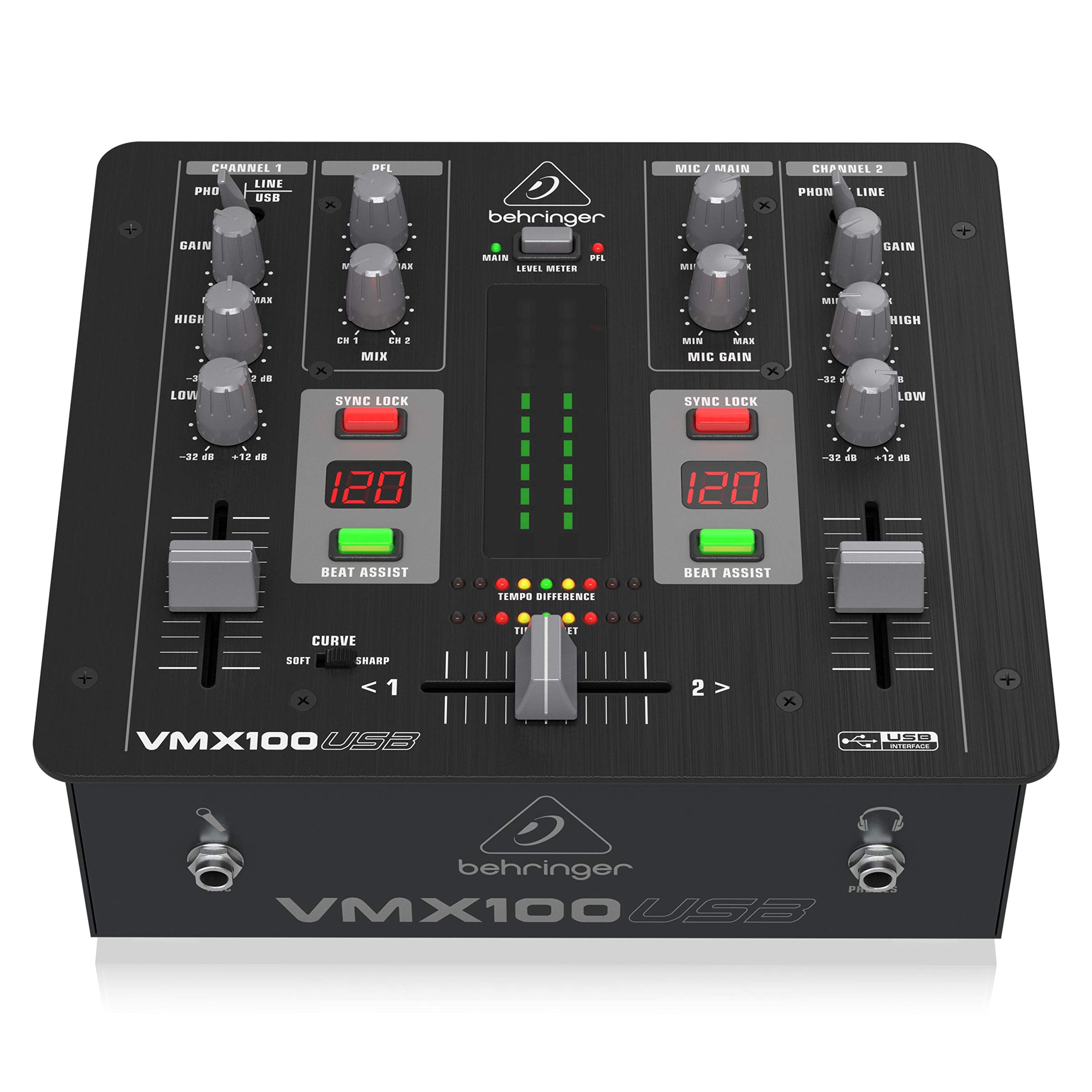Vmx100USb 2 Channel Dj Pro Mixer