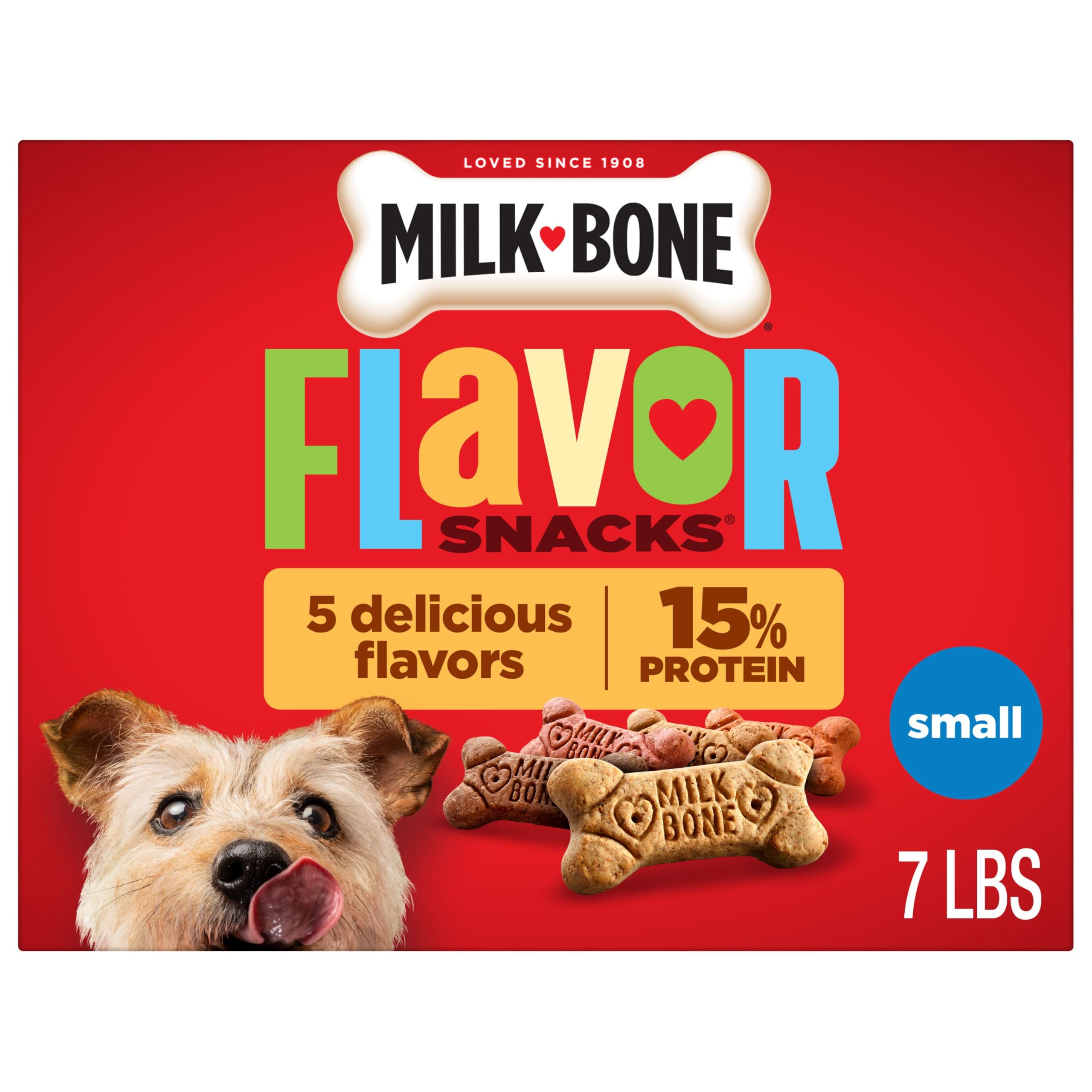Milk-Bone Flavor Snacks Small Dog Biscuits