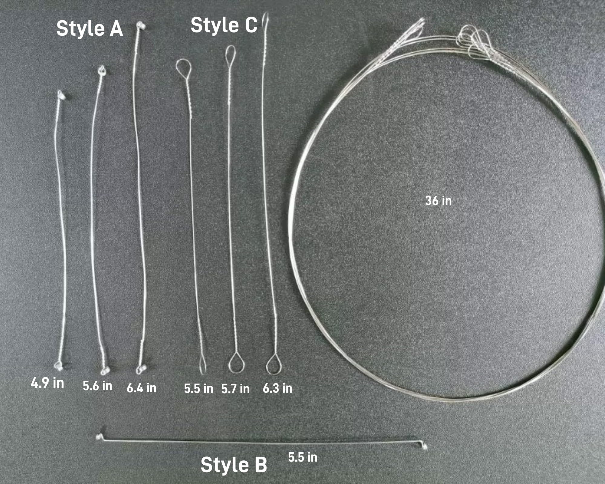 5 Stück Käsehobel Ersatzdrähte zum Schneiden und Schneiden von Blockkäse, 14,5 cm lang, kompatibel mit Edelstahl-Käsehobelbrett-Drähten (14,5 cm, 5 Stück), BHQ005