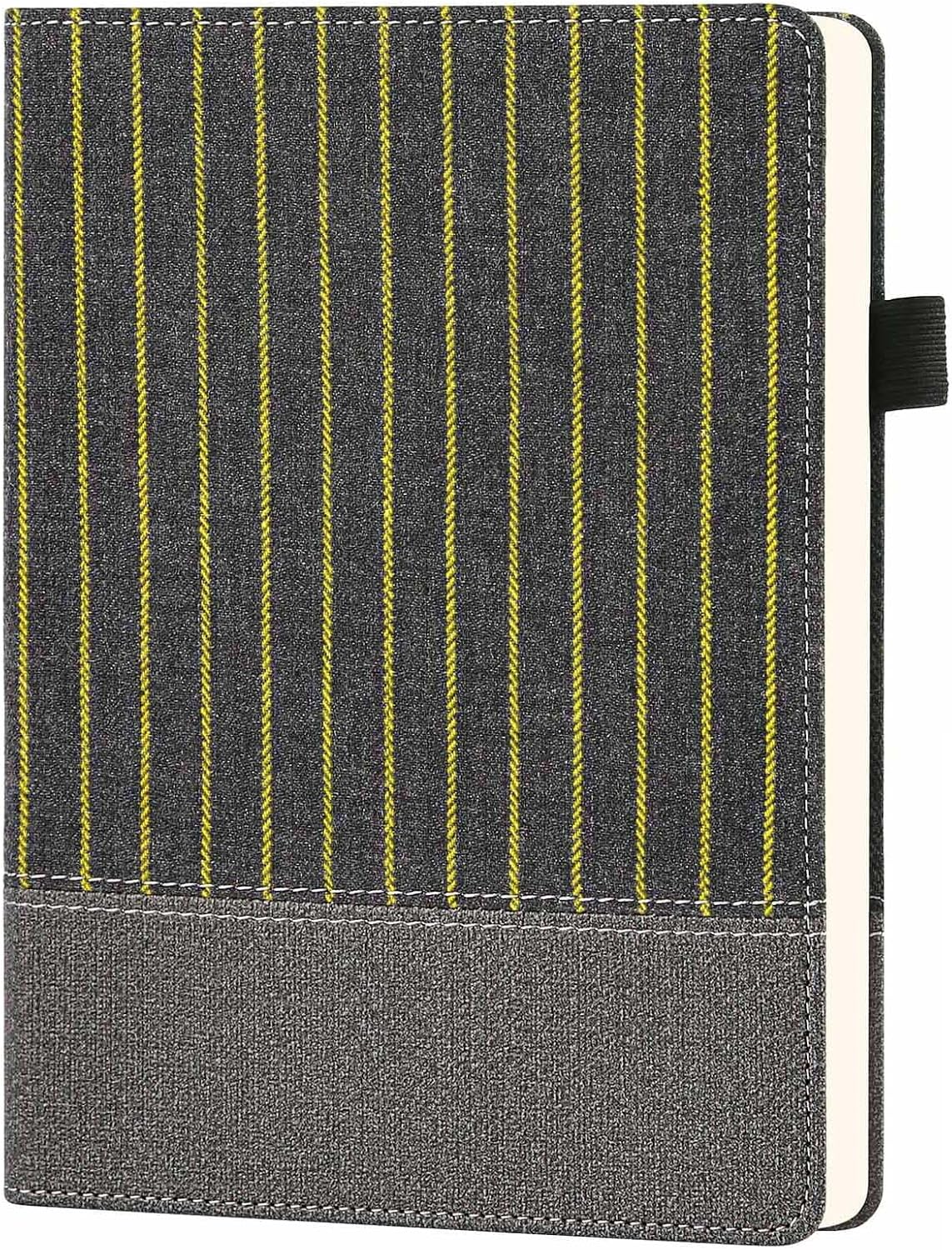 A5 Lined Journal Notebook - 100GSM Paper 216 Pages Hardcover with Pen Loop
