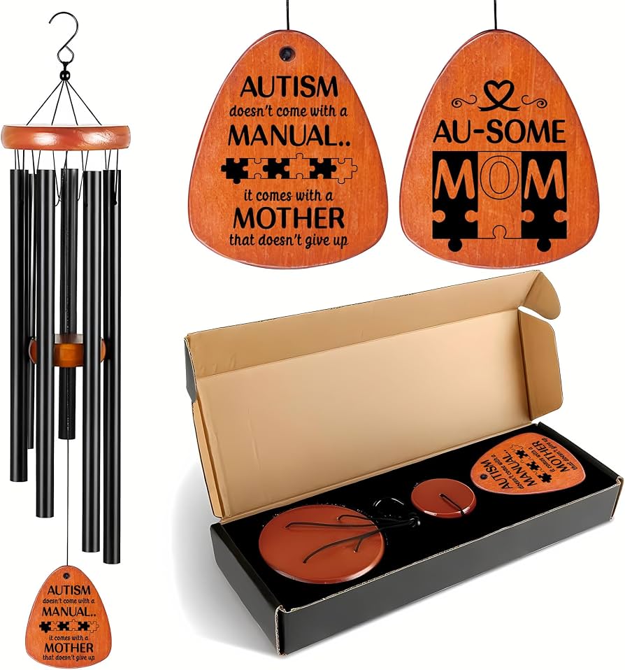 Amazon.com : LUGEMZ Autism Mom Gifts for Mom | Elegant Wind Chime