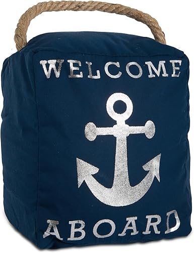 Miniatura 7 de Pavilion Gift Company Reglas de la playa Relax Relájese Disfrutar Tapón de puerta gris claro, 5 "x 6"