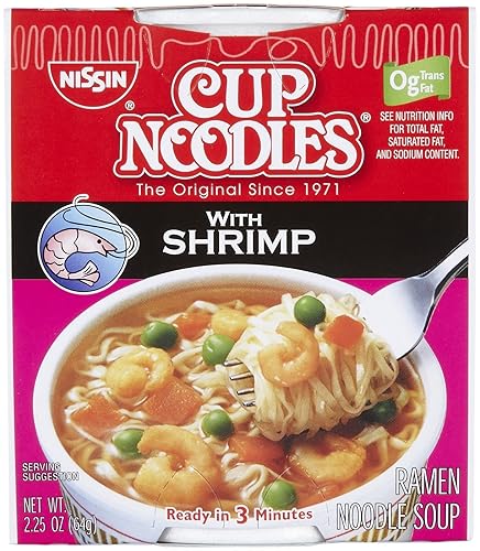Nissin Cup Noodles Ramen Camarón 225 oz 6 unidades