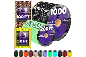 TECEUM Reflective Paracord Rope: Your Essential Gear for Survival and Camping