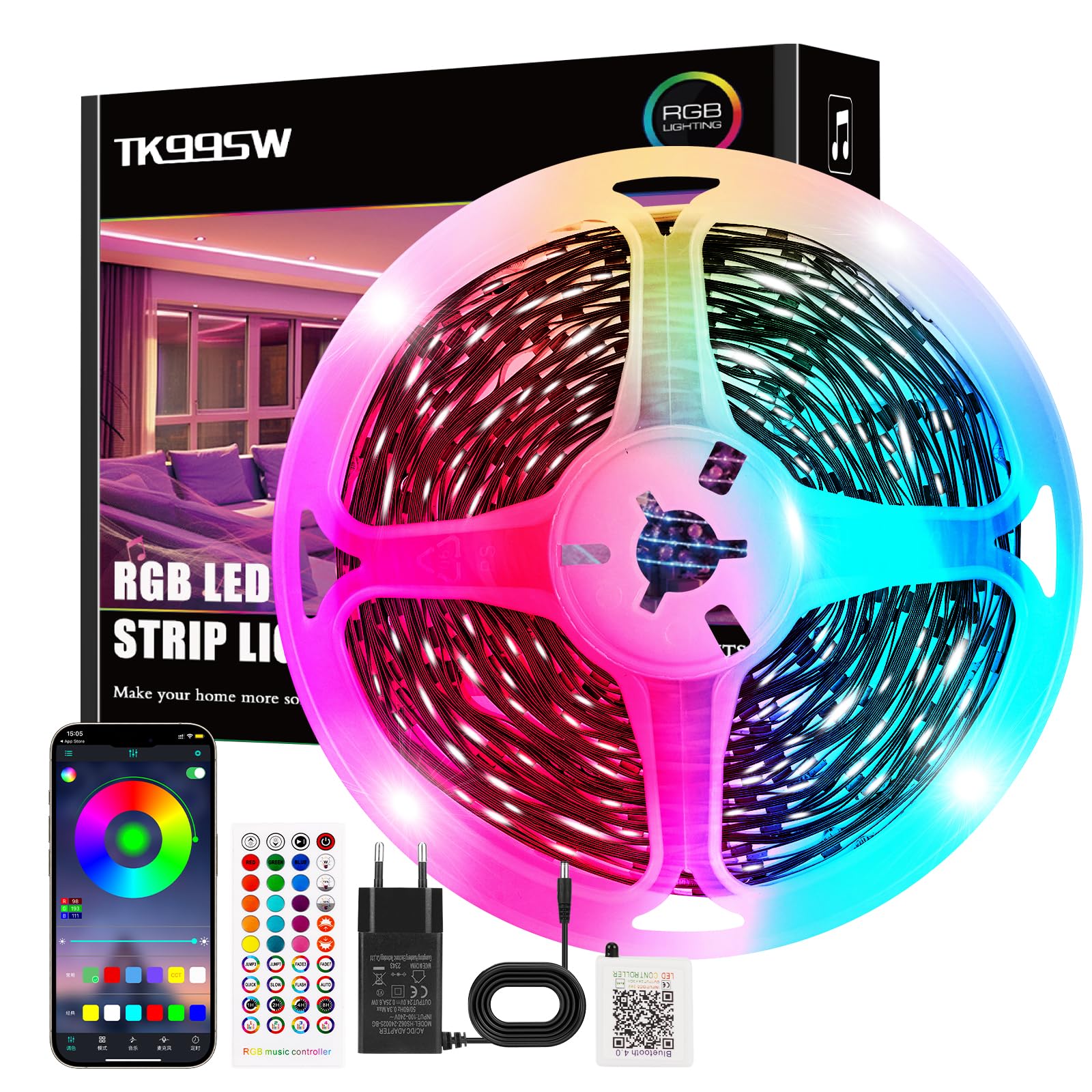 TK99SW Led Strip Lights 15m