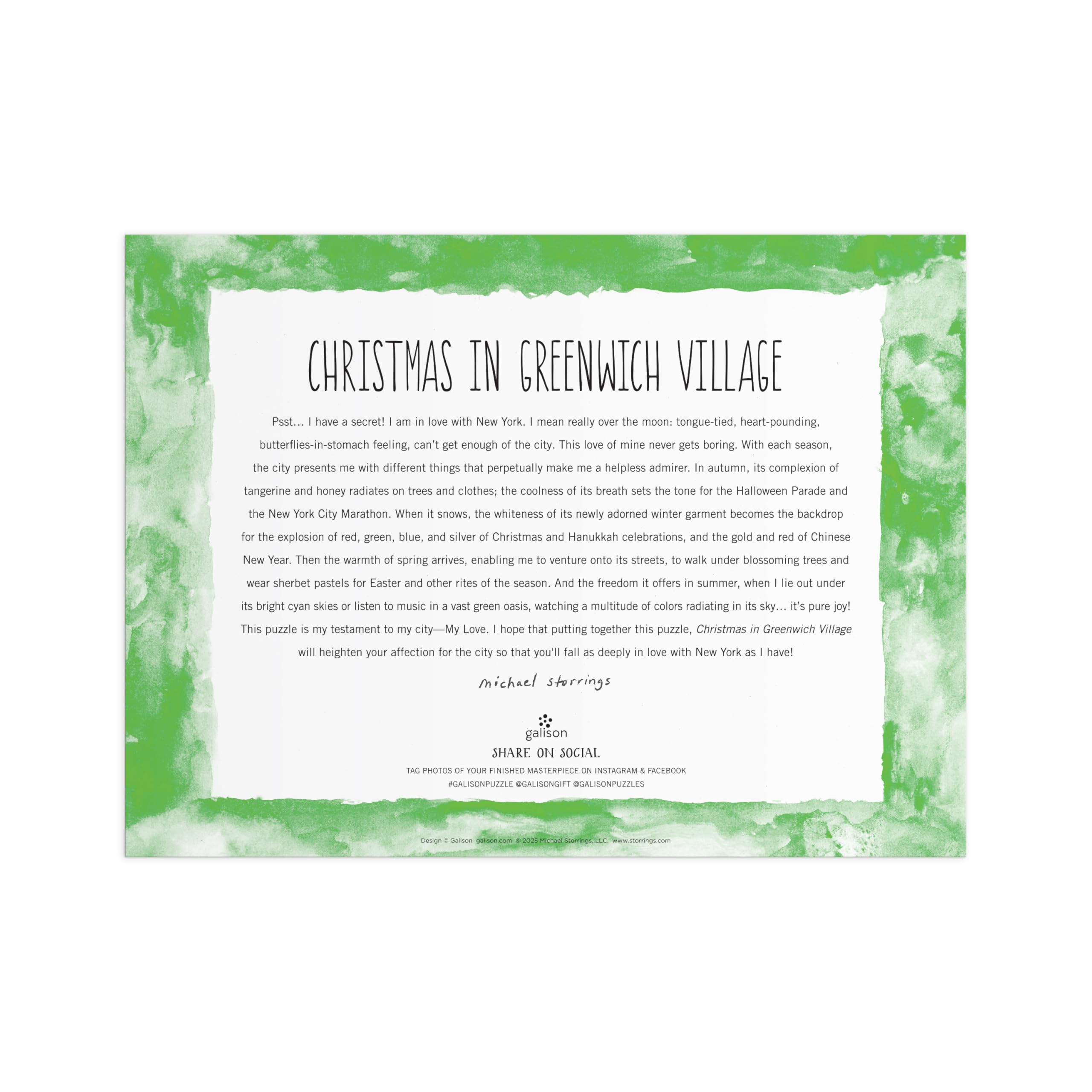 Galison Christimas In Greenwich Village - Image 4