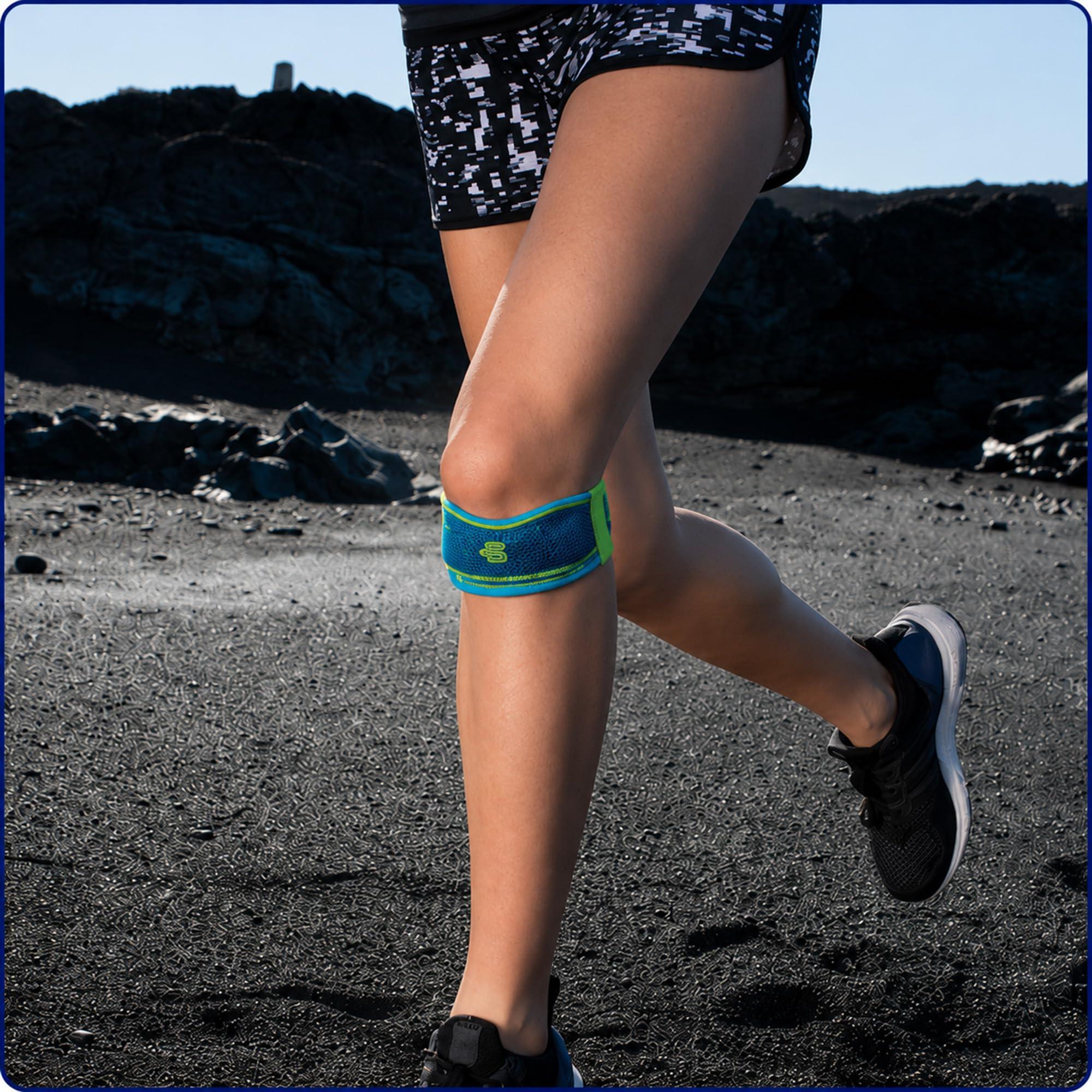 Bauerfeind Bandaż na rzepkę "Knee Strap", pas sportowy na kolano unisex, odciążenie