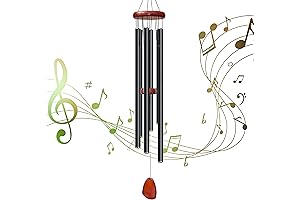 Litu 41" Large Wind Chimes for Outdoor Decor: Deepen Relaxing Tones in Your Garden