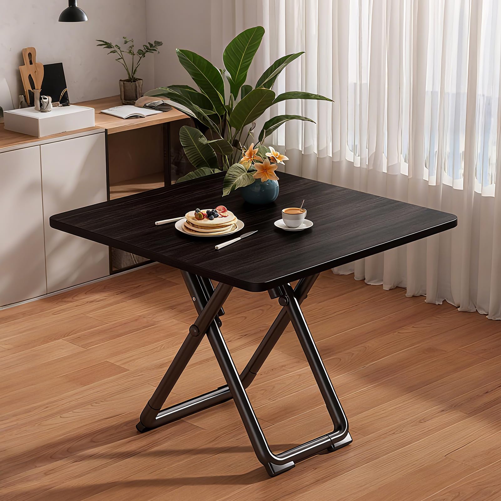 Table de salle à manger extensible design rustique moderne bois haut de gamme
