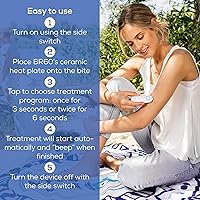 Vista 4 de Beurer BR60 Insect Sting and Bite Relief, Bug Bite Healer for Chemical-Free Treatment of Insect Bites, Non-Toxic Natural Relief from Itching and