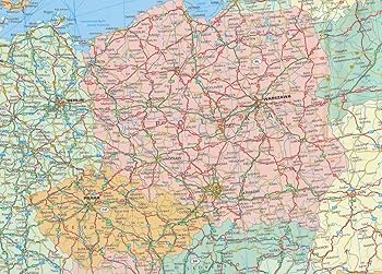 地図・旅行ガイド Millennium2000 HALLWAG EUROPE ROAD ATLAS Europe Road map with Distoguide and 