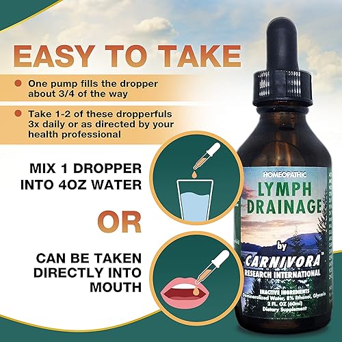 Miniatura 5 de Carnivora - Gotas de drenaje linfático - Estimula y limpia tu sistema linfático - Elimina los desechos celulares, aumenta la energía, combate el