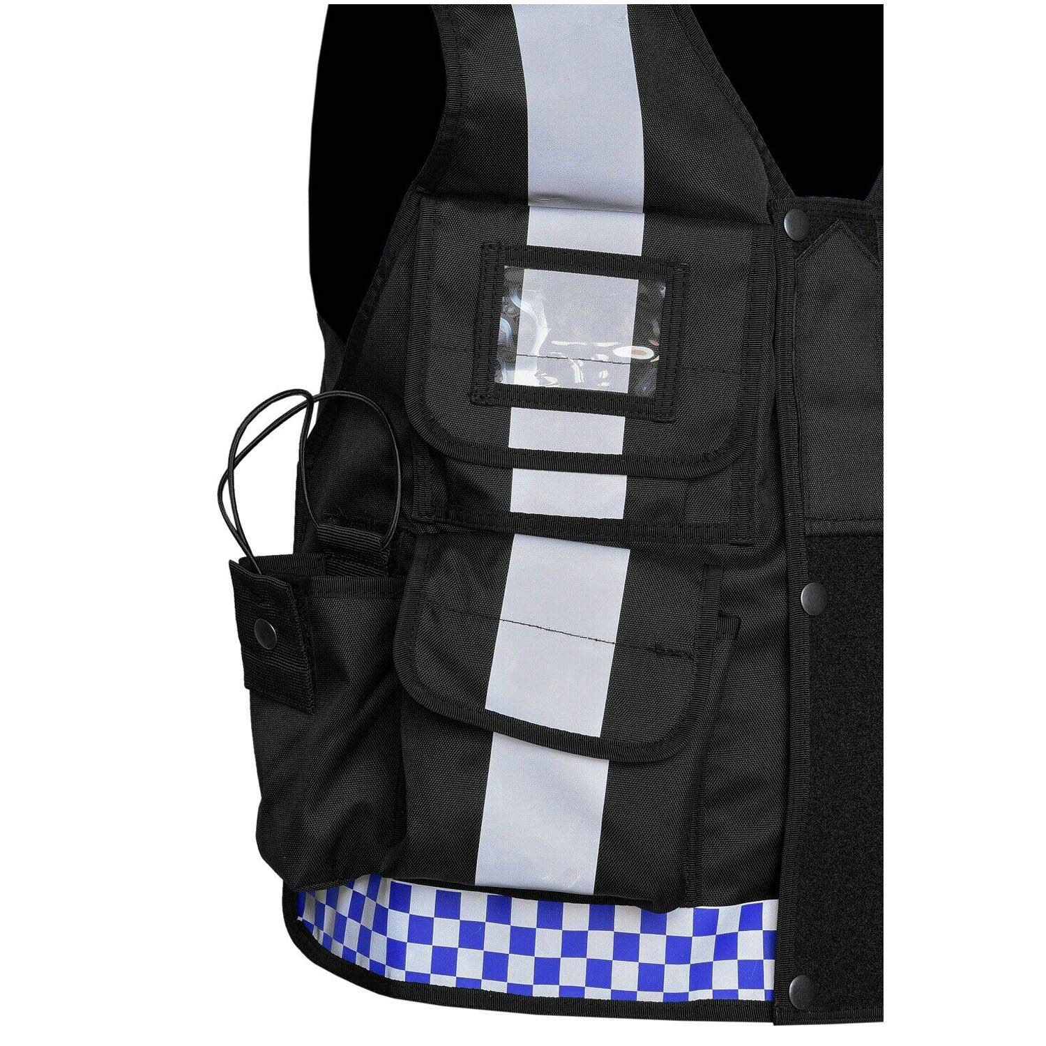 RAC3 Hi Viz Tactical Vest Dog Handler Security, Paramedic, Enforcement, Tac Vest (Black) - Image 5