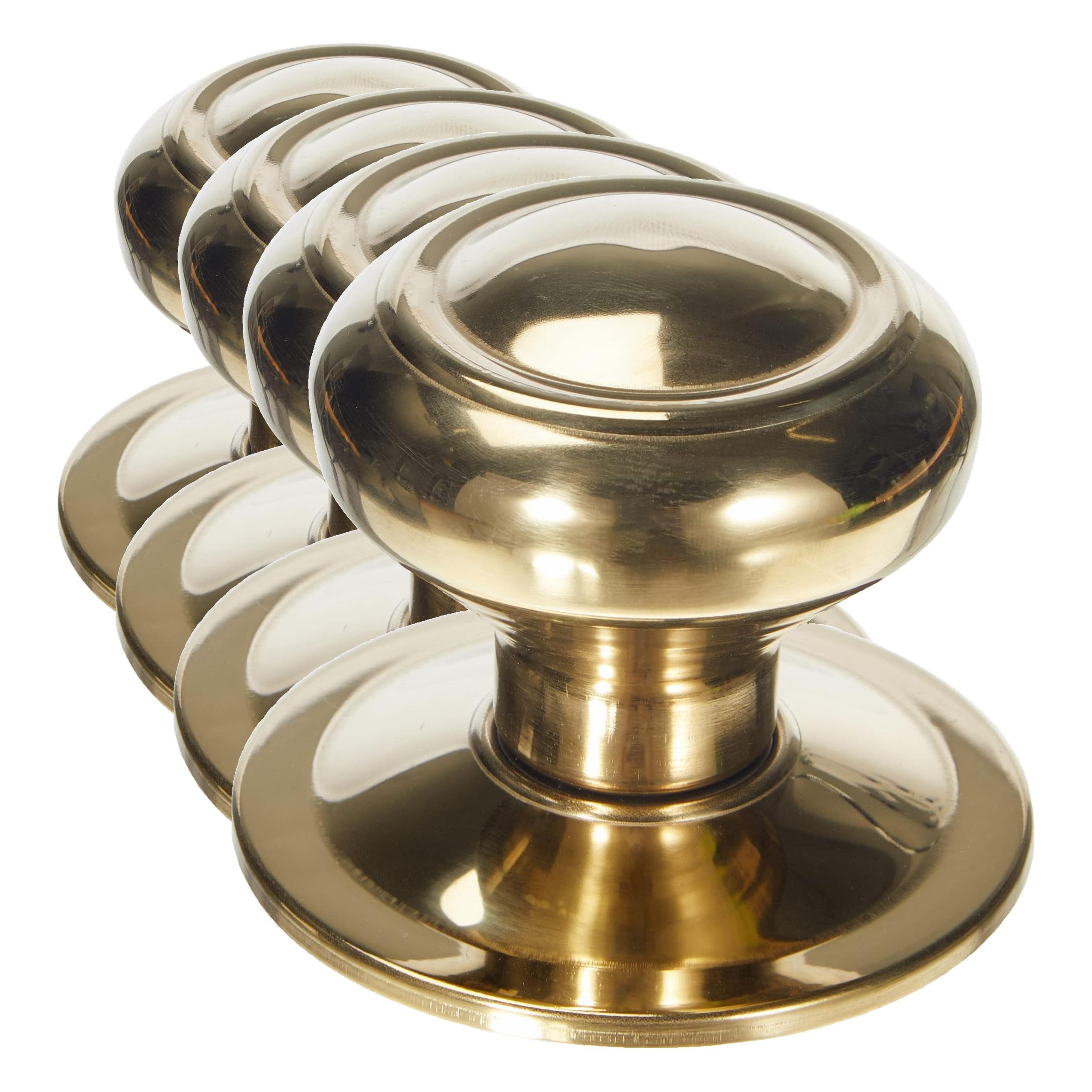 BECUSA Poignée de Porte 3351 Laiton 85 mm (Lot de 4)