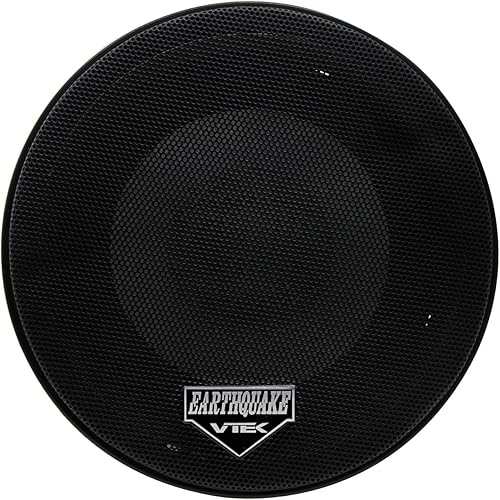 Miniatura 4 de EARTHQUAKE Sound VTEK-MC5 - Juego de componentes de 2 vías de 500 W de 5.25 pulgadas con tweeters y controles pasivos, negro, rojo, blanco, oro, gris