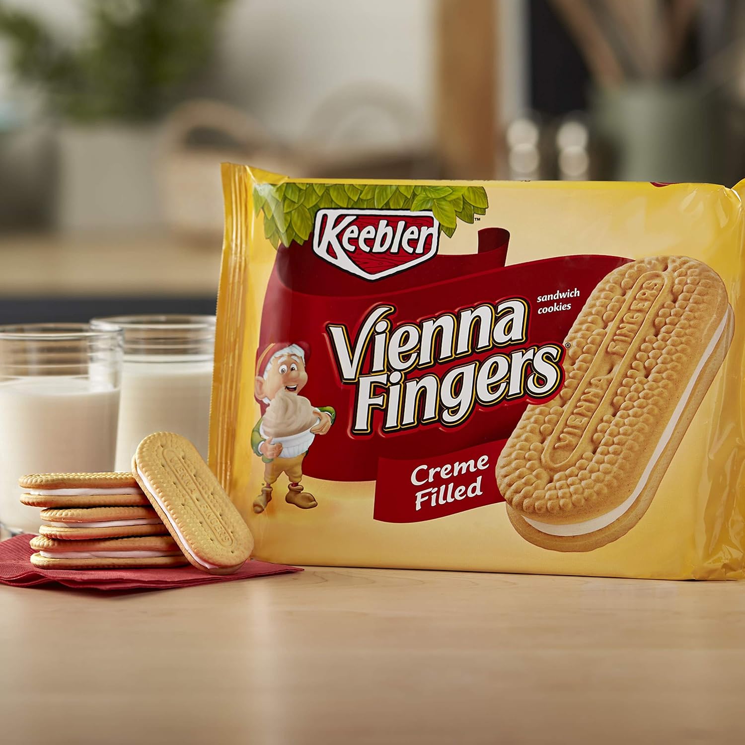 Buy Keebler Cookies, Vienna Fingers Sandwich Cookies, Creme Filled, 14. ...