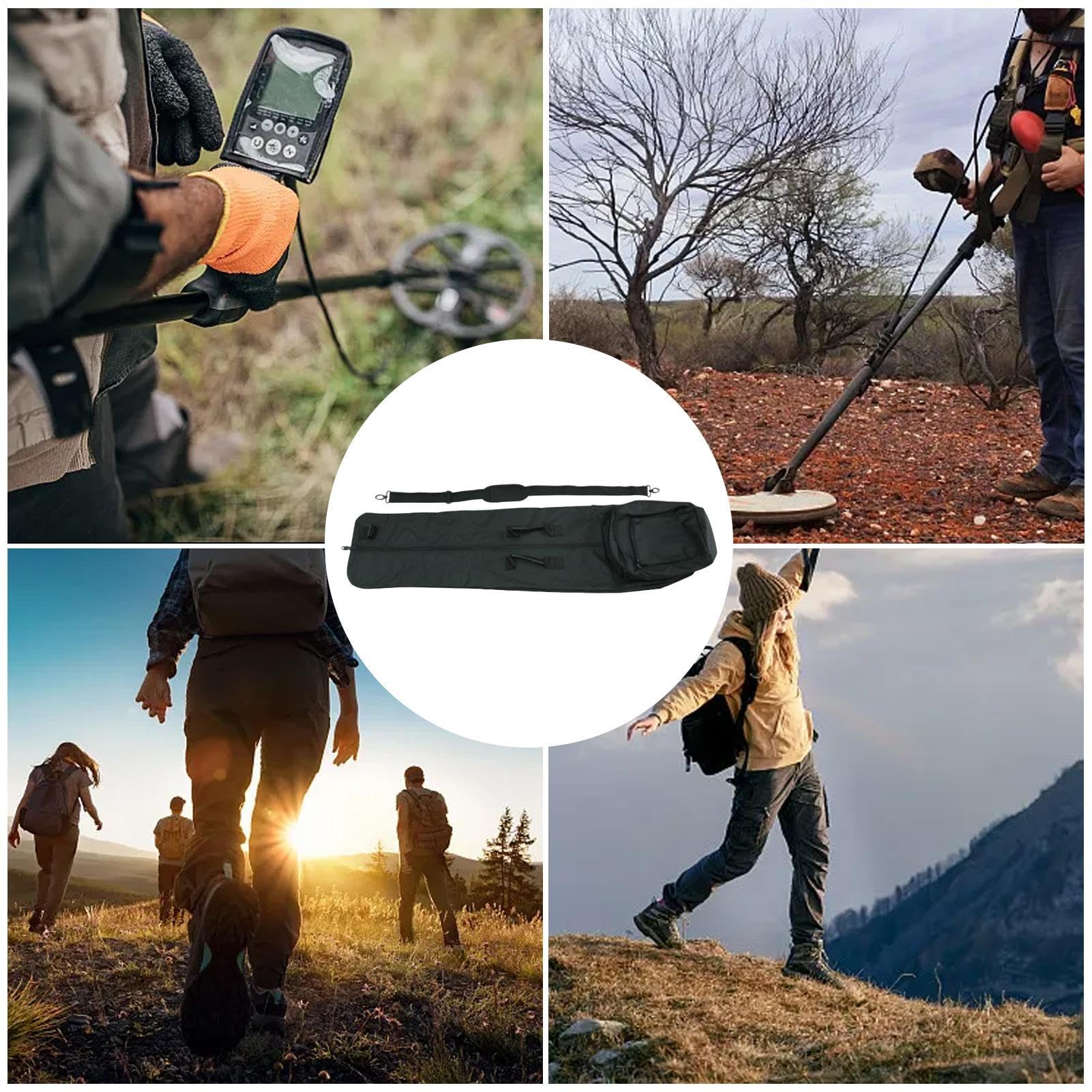 para Detector de Metales – Universal para Detector, Mochila de Almacenamiento de Viaje Reutilizable de Gran Capacidad para detectores de Metales, Accesorios, Auriculares, Pala, Equipo de a