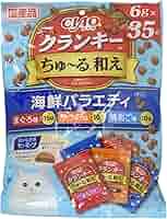 Amazon.co.jp: チャオ (CIAO) クランキ―ちゅ~る和え 海鮮