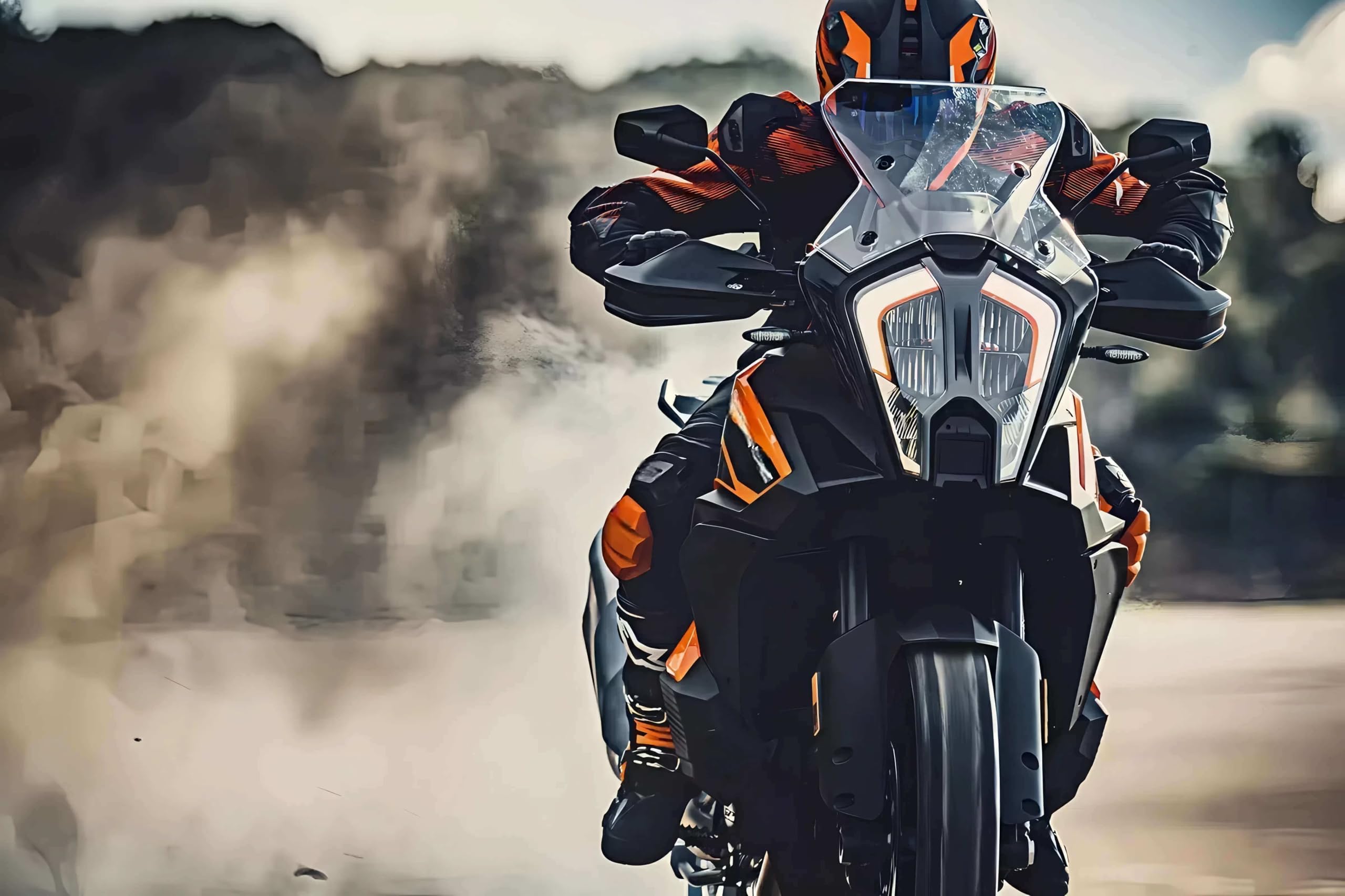 Motorradzubehör Scheinwerferschutzabdeckung für KTM 1290 Super Adventure S/R 2021-2024, Transparent, Stoßfest, Polykarbonat
