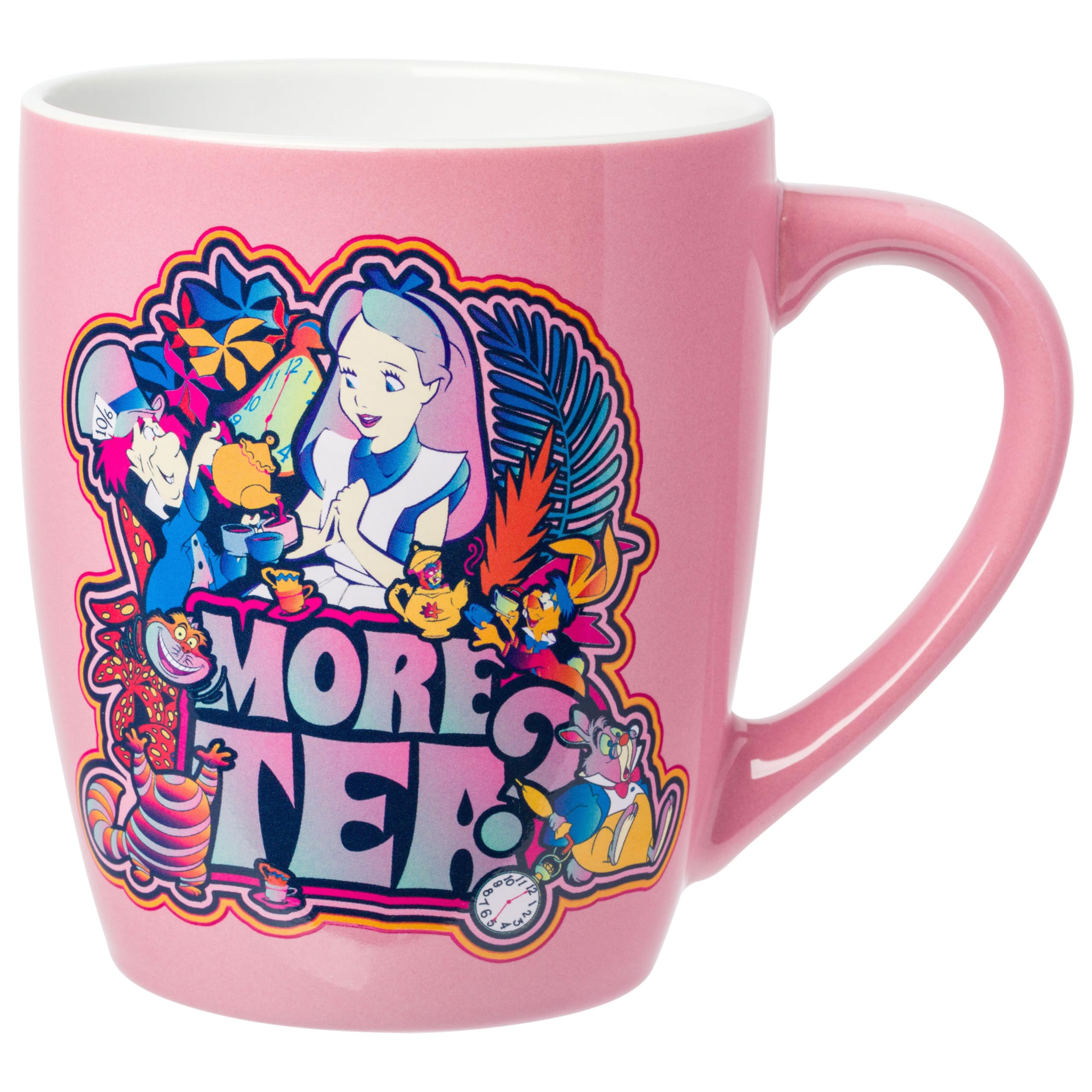 Silver Buffalo Alice in Wonderland Drink Me 25oz. Jumbo Curved Ceramic Mug